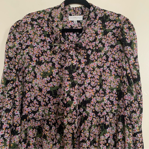 Never Fully dressed long sleeve maxi dress green floral size 18 - Picture 7 of 9